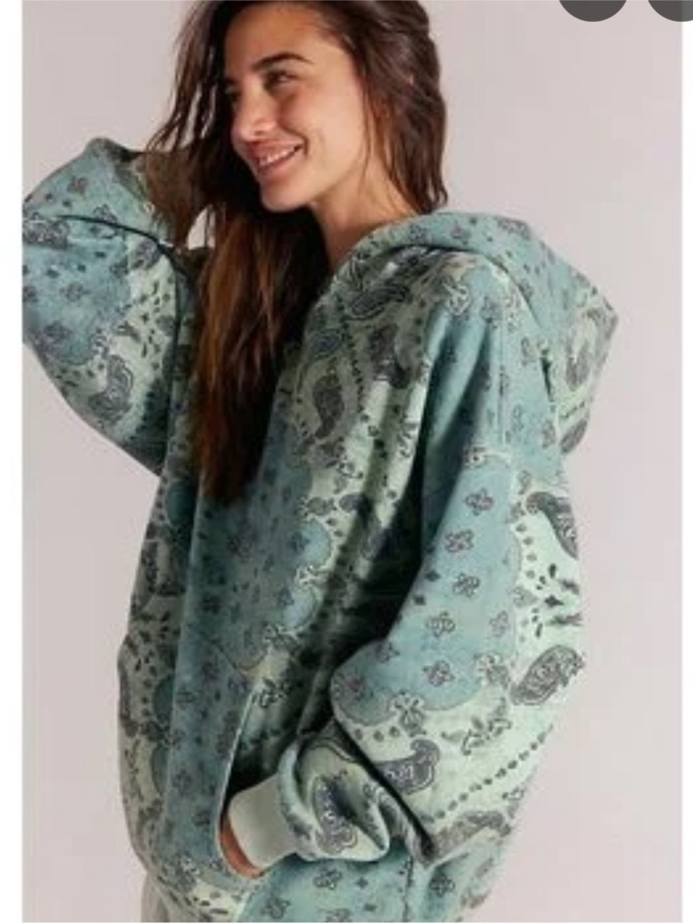 Free People We the Free It’s a Vibe Printed Hoodie